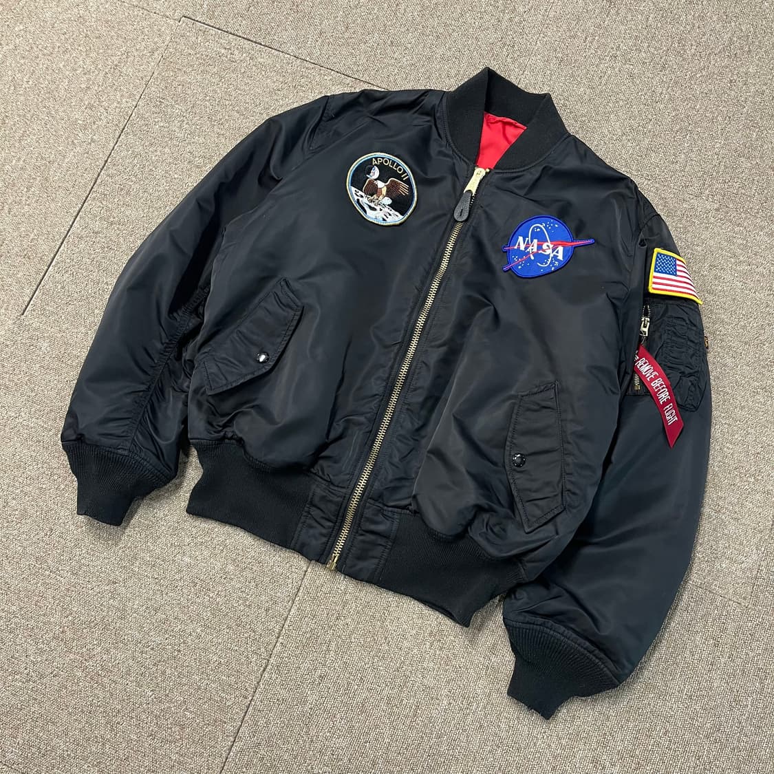 알파 인더스트리 아폴로 MA-1 항공점퍼 상품이미지1