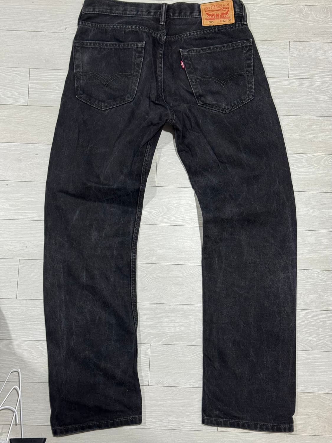 리바이스 505 흑청 데님  상품이미지2