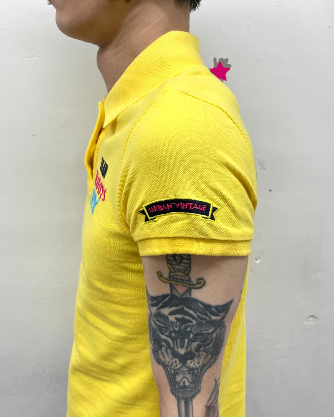 Retro 05 Yellow Pk T-shirt 상품이미지3