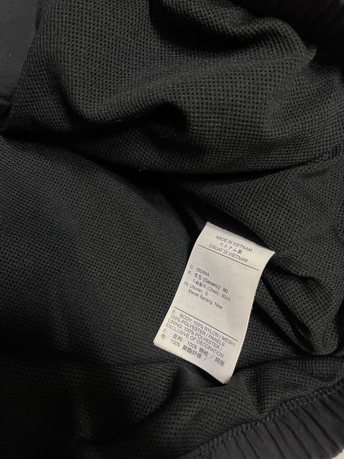 나이키 후드 바람막이 블랙 S 상품이미지5