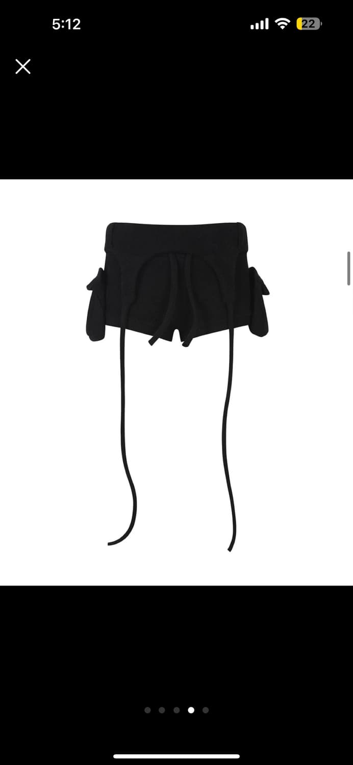 길라아카이브 니트 반바지 블랙 상품이미지3