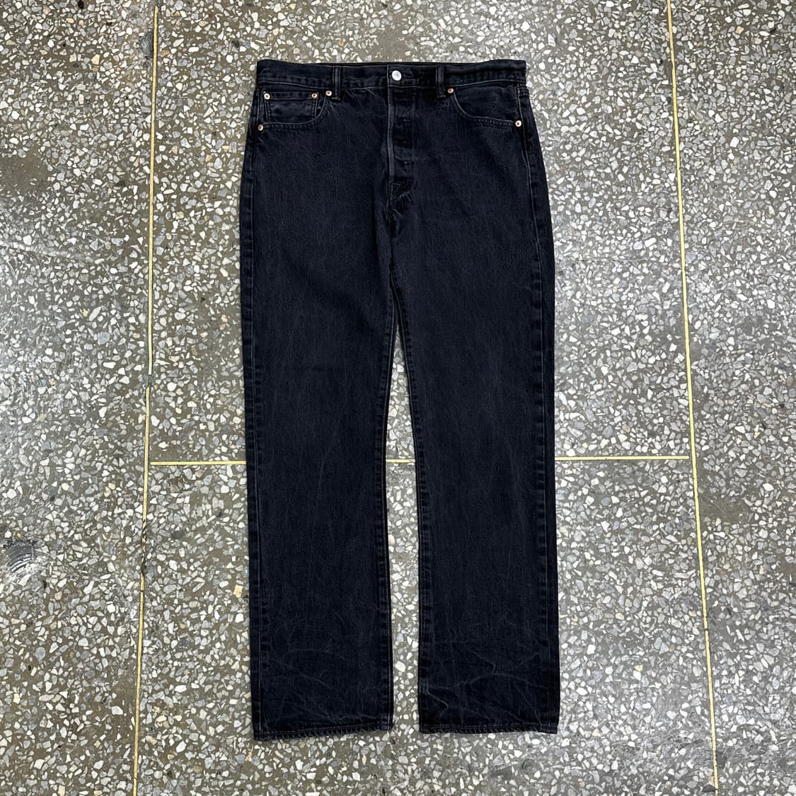 리바이스 501 블랙 진 데님 팬츠 36 상품이미지1