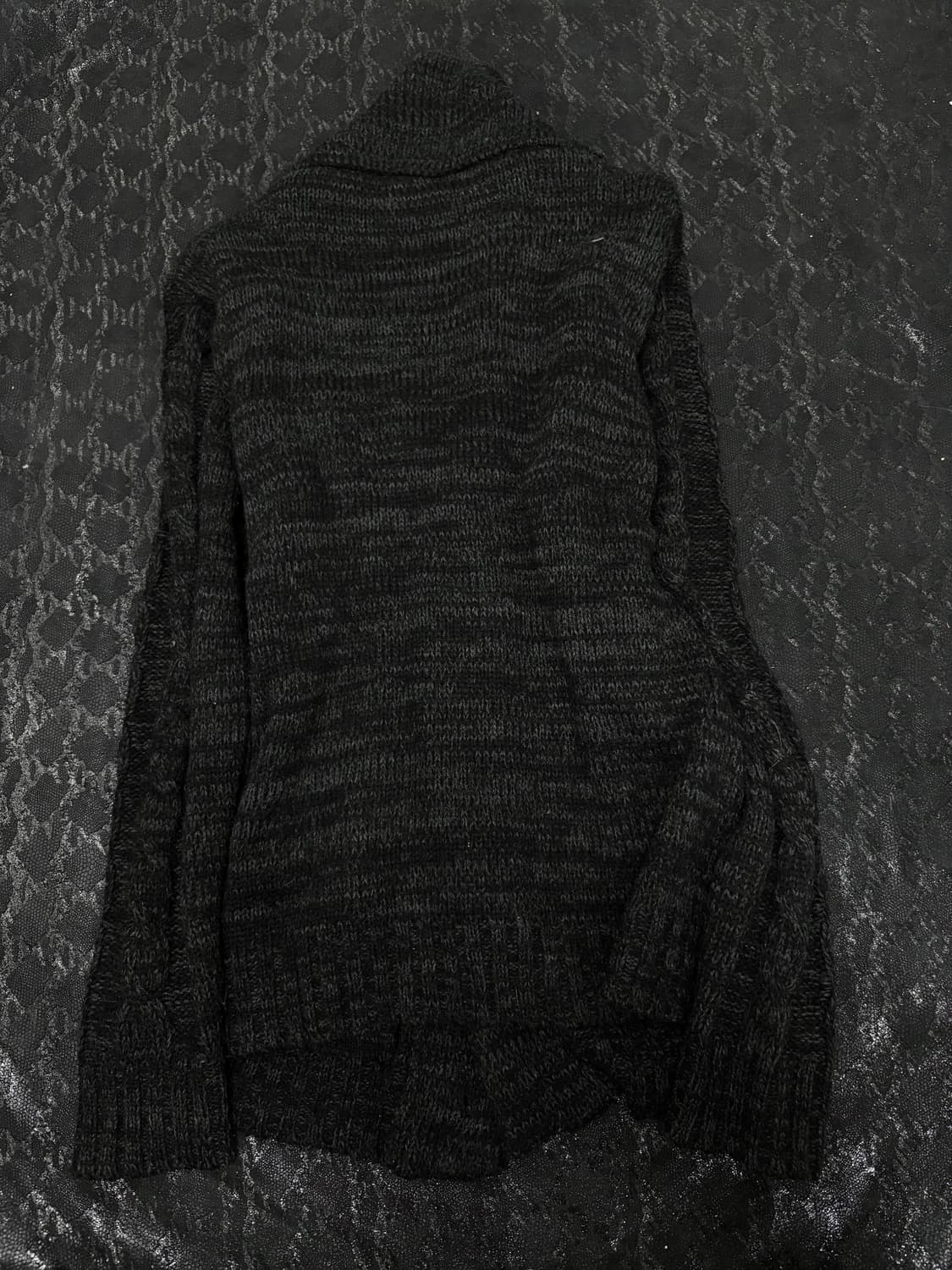 “Vintage” Y2K Mood Black Knit Cardigan 상품이미지10