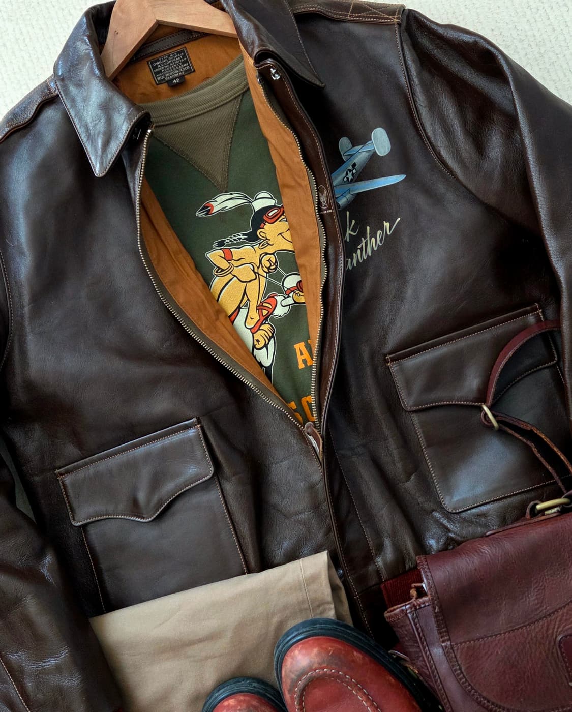 버즈릭슨 인디언 카툰 스웻셔츠 상품이미지1