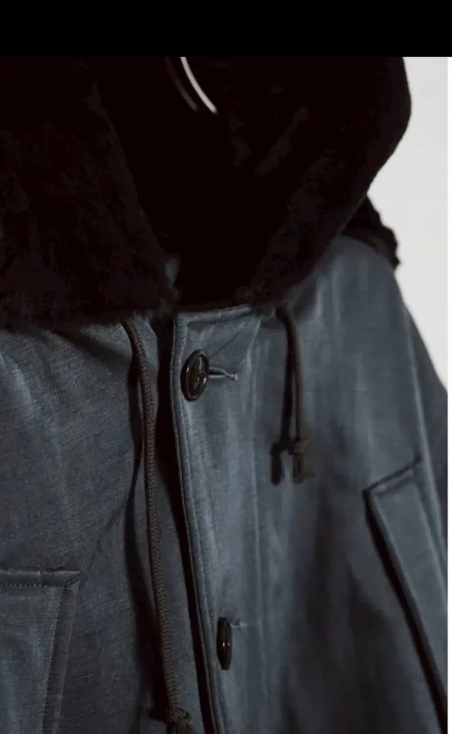 마티앤선즈 플라이트 코트 파카 그레이샴브레이 2사이즈 상품이미지2