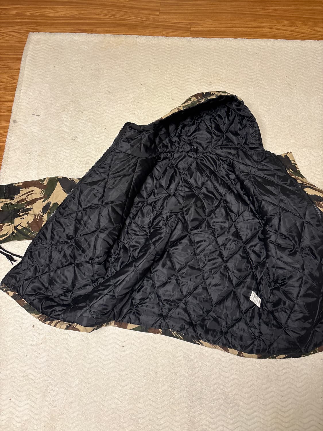 빈티지 카모 후드 재킷 상품이미지2