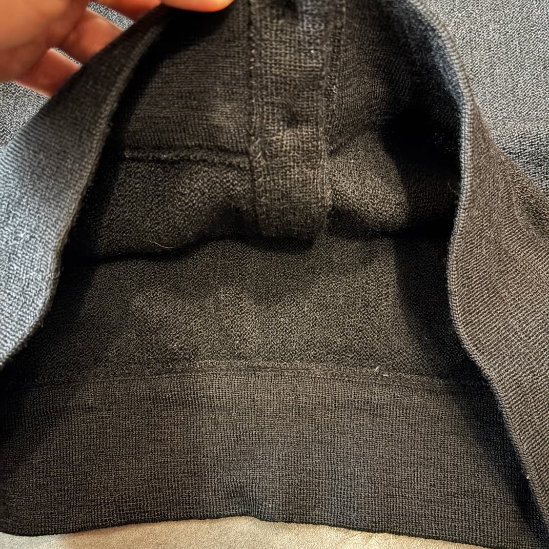 라코스테 정품 블랙 울 가디건 자켓 상품이미지7