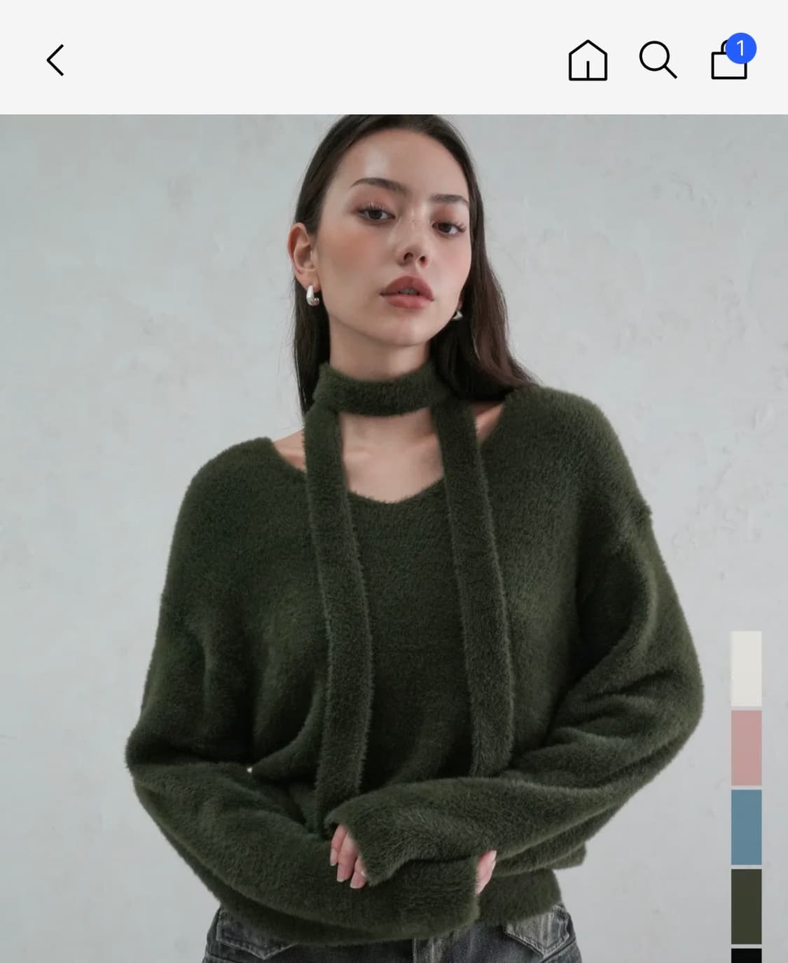 어반드레스 Lily Muffler Set Knit 상품이미지1