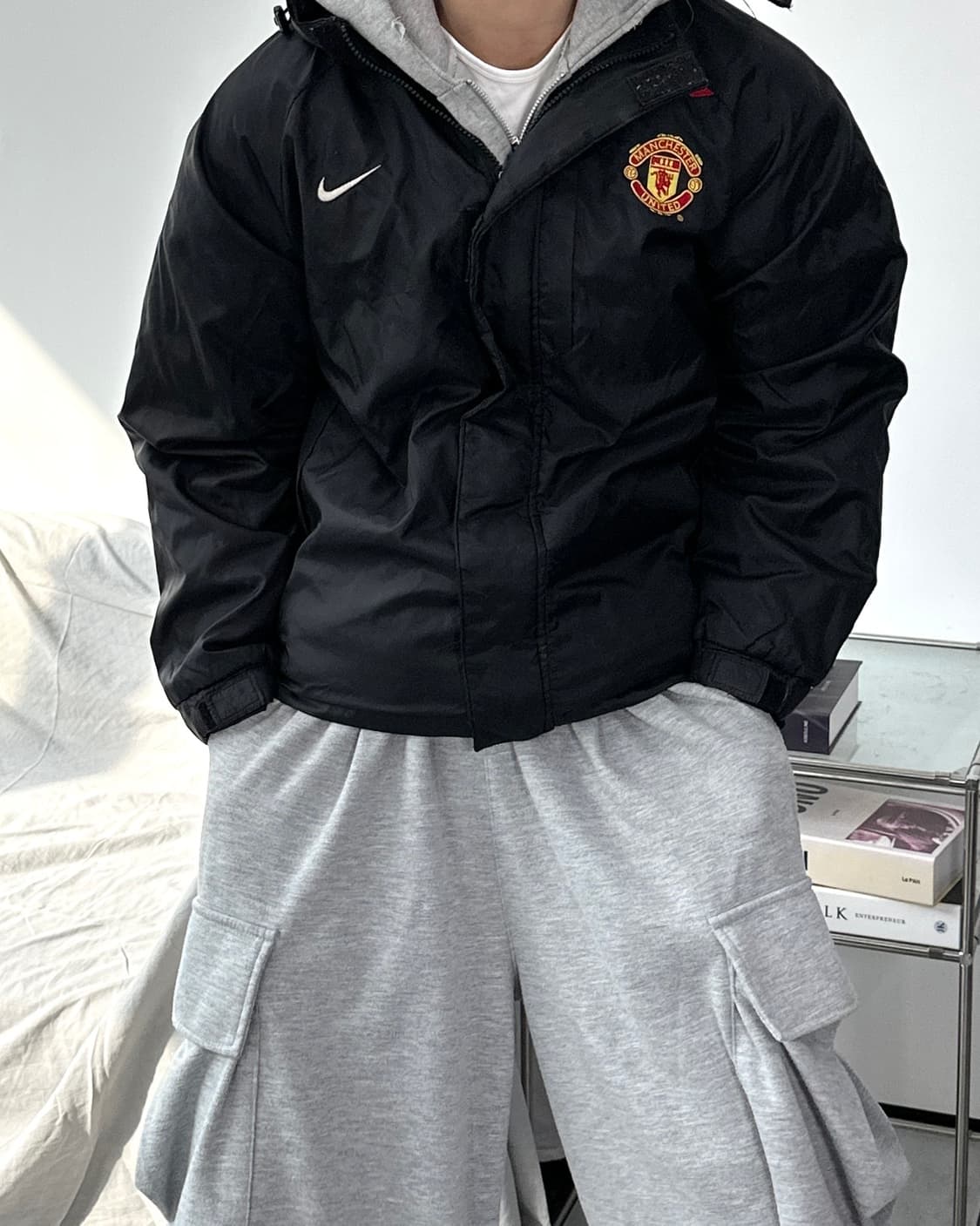 나이키 00s 맨체스터 유나이티드 바람막이 S 상품이미지1