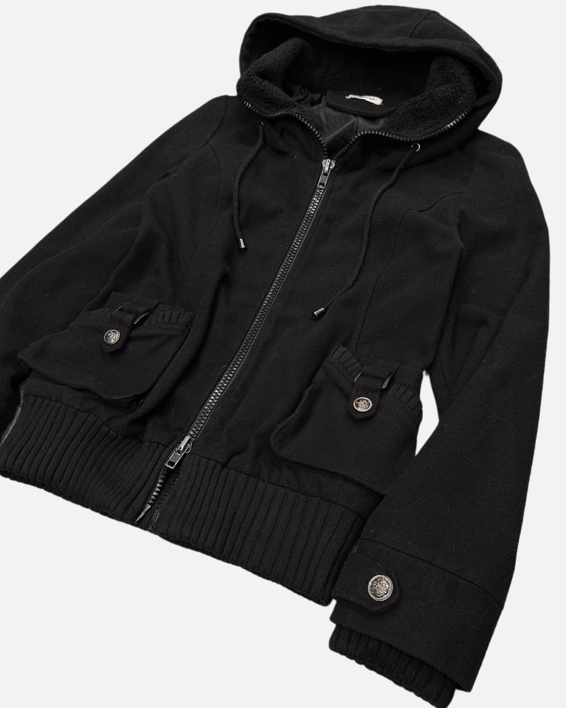 strap pocket hood zip-up jacket 상품이미지4