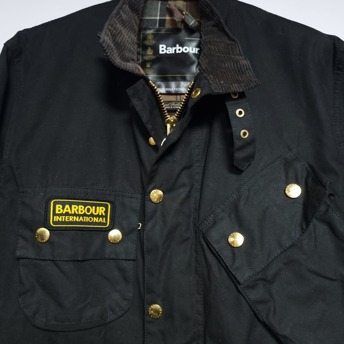 바버 인터내셔널 블랙 자켓 36 상품이미지2