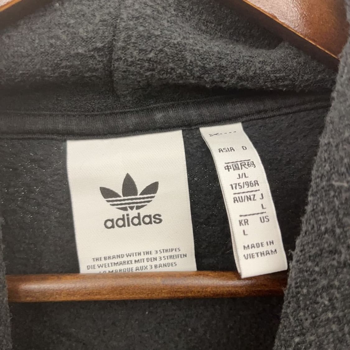 아디다스 올드스쿨 빈티지 캐주얼 후리스 후드티 L C09292 상품이미지5