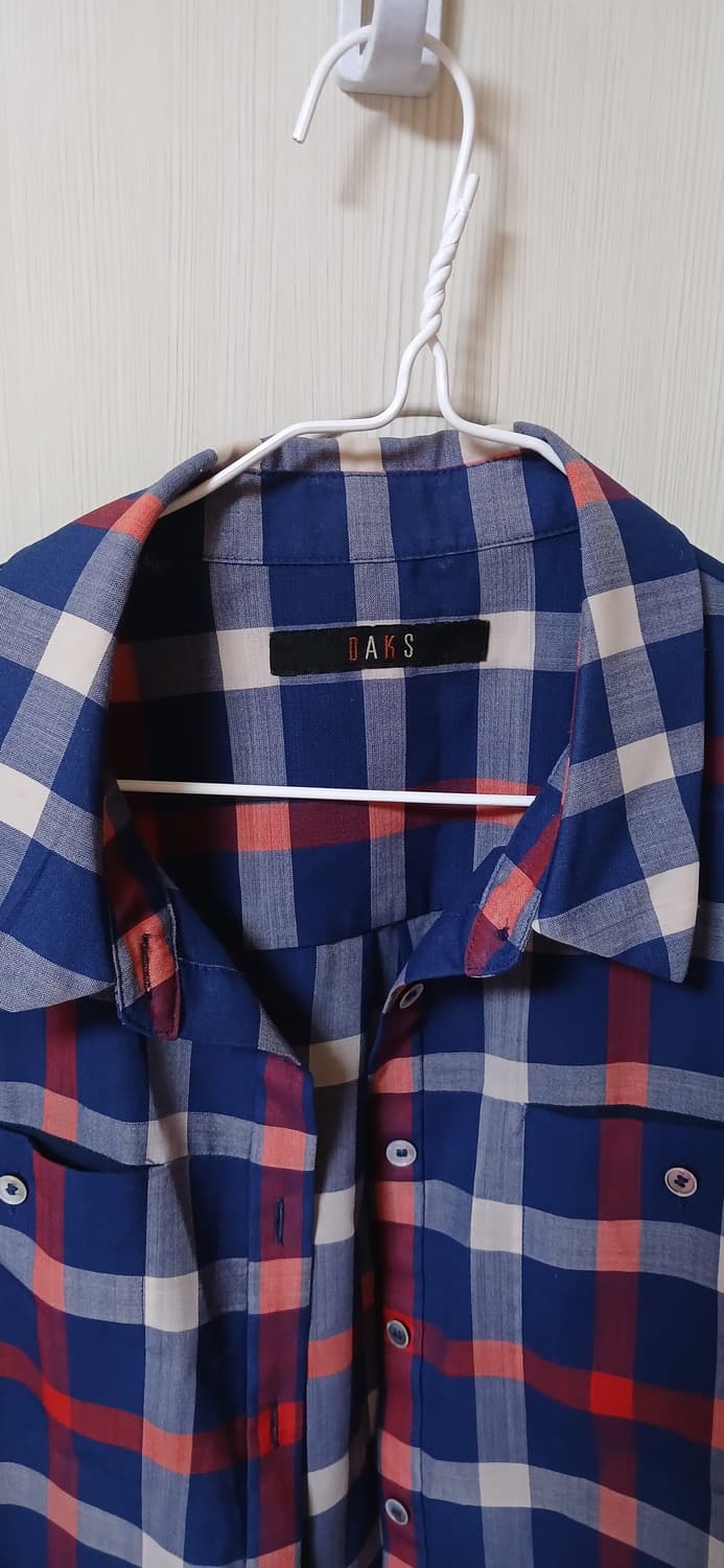 닥스 여성 7부 캐주얼 체크 셔츠(97사이즈)  상품이미지2