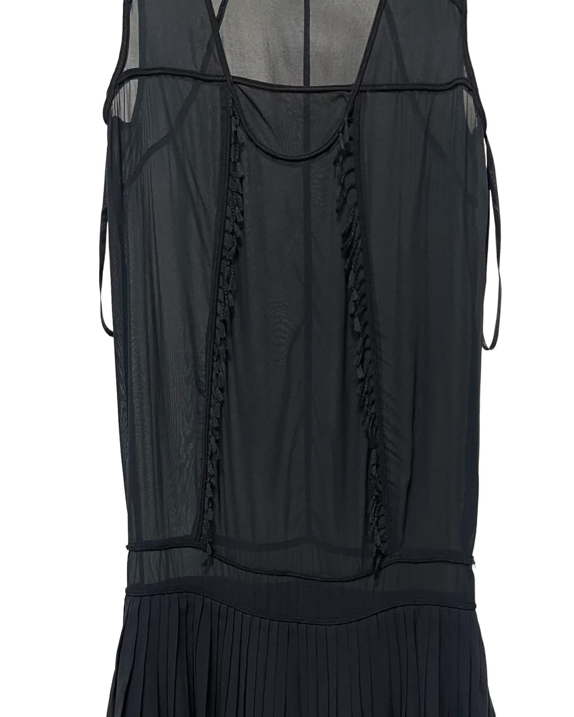DKNY Mainline Sheer Pleated Dress 상품이미지4