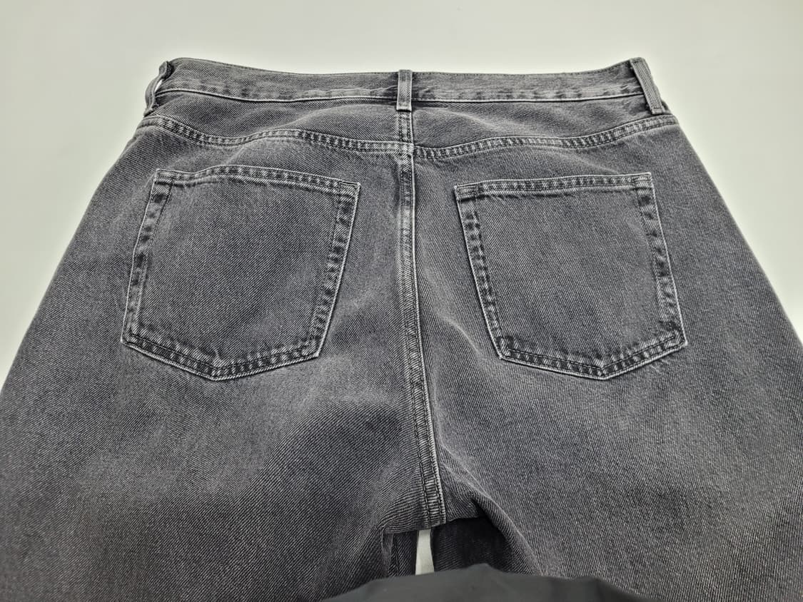 COS 코스 스트레이트 레거 블랙진 청바지 / 공용 30 워시드 블랙
 상품이미지5