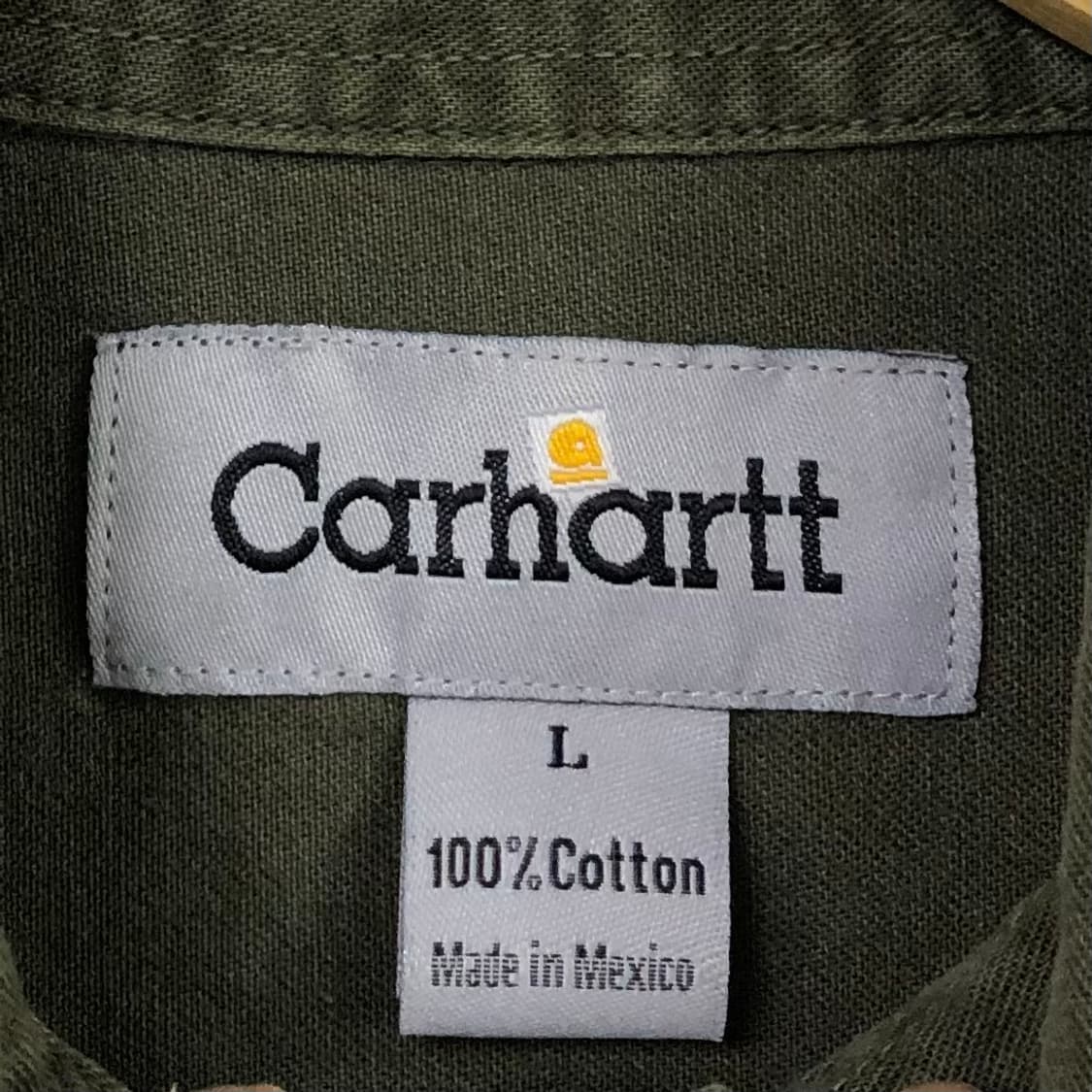 L 칼하트 카키 워크 셔츠 상품이미지3