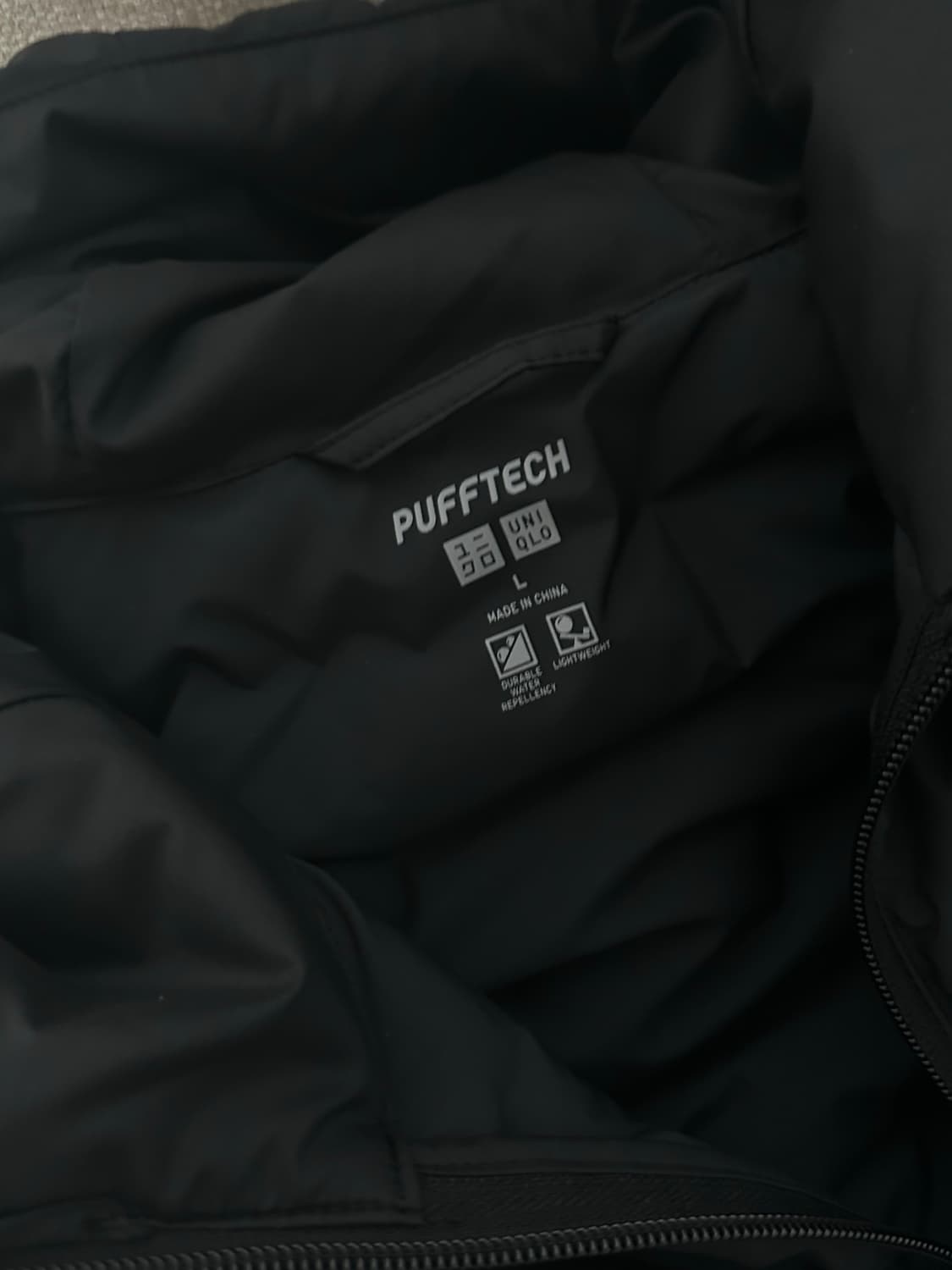 유니클로 퍼프테크 파카 경량패딩 L 상품이미지2