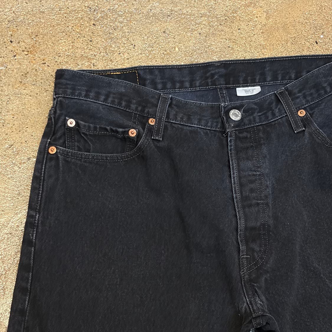 00s 미국 빈티지 리바이스 501 블랙진 청바지 상품이미지3