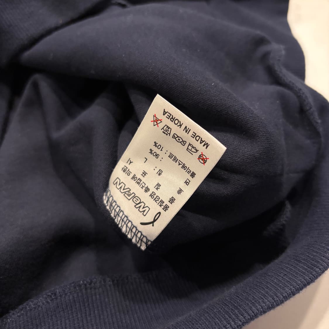 [L] 두산베어스 빅로고 배색 후드집업 C213 상품이미지6