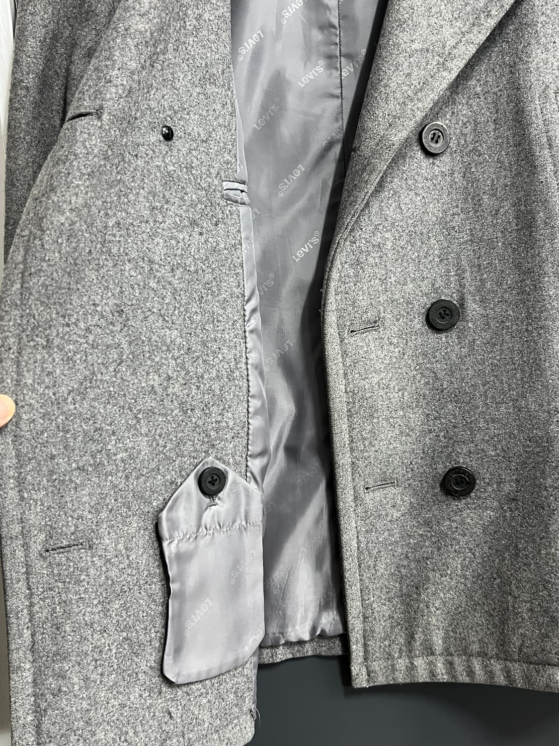 Levis 리바이스 모직 더블 피코트 상품이미지5