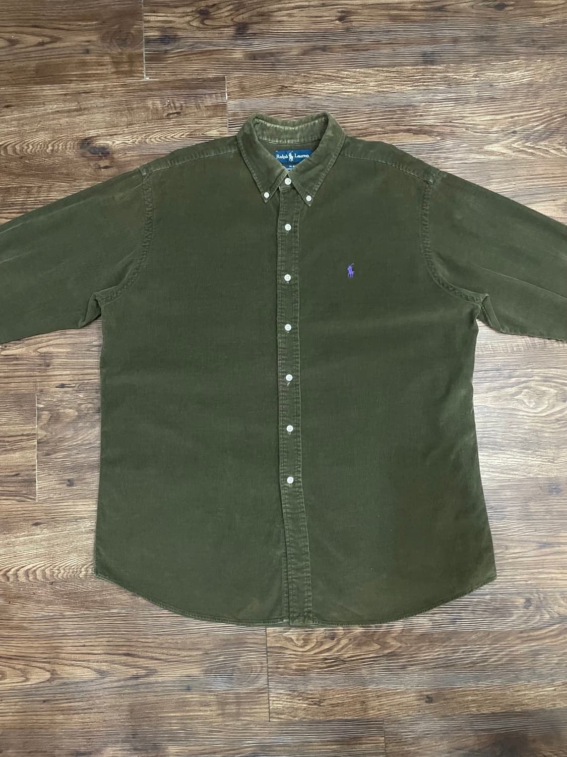 폴로 랄프로렌 코듀로이 셔츠 카키 상품이미지2