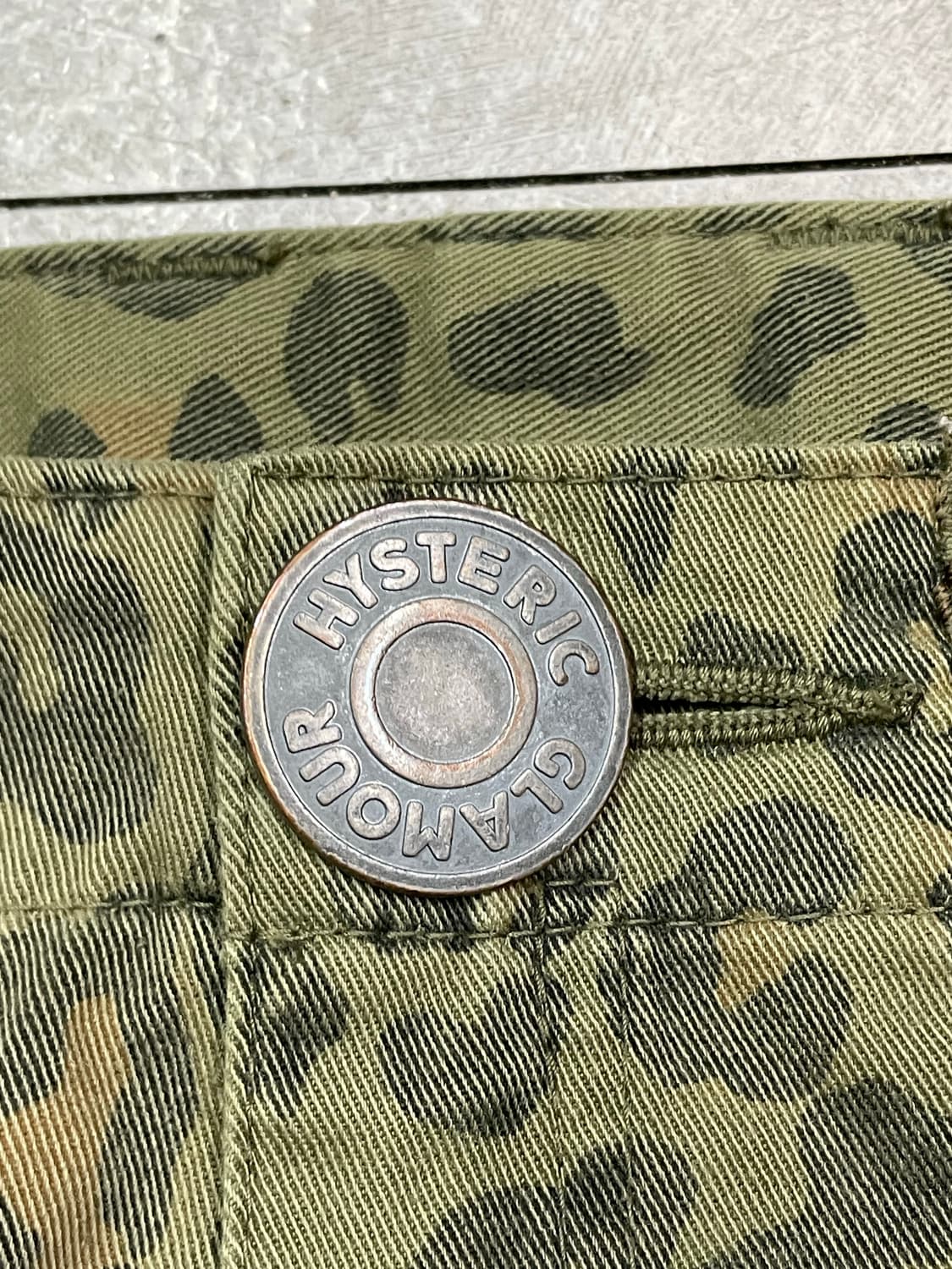 히스테릭 글래머 레오파드 갸루 미니 스커트 상품이미지7