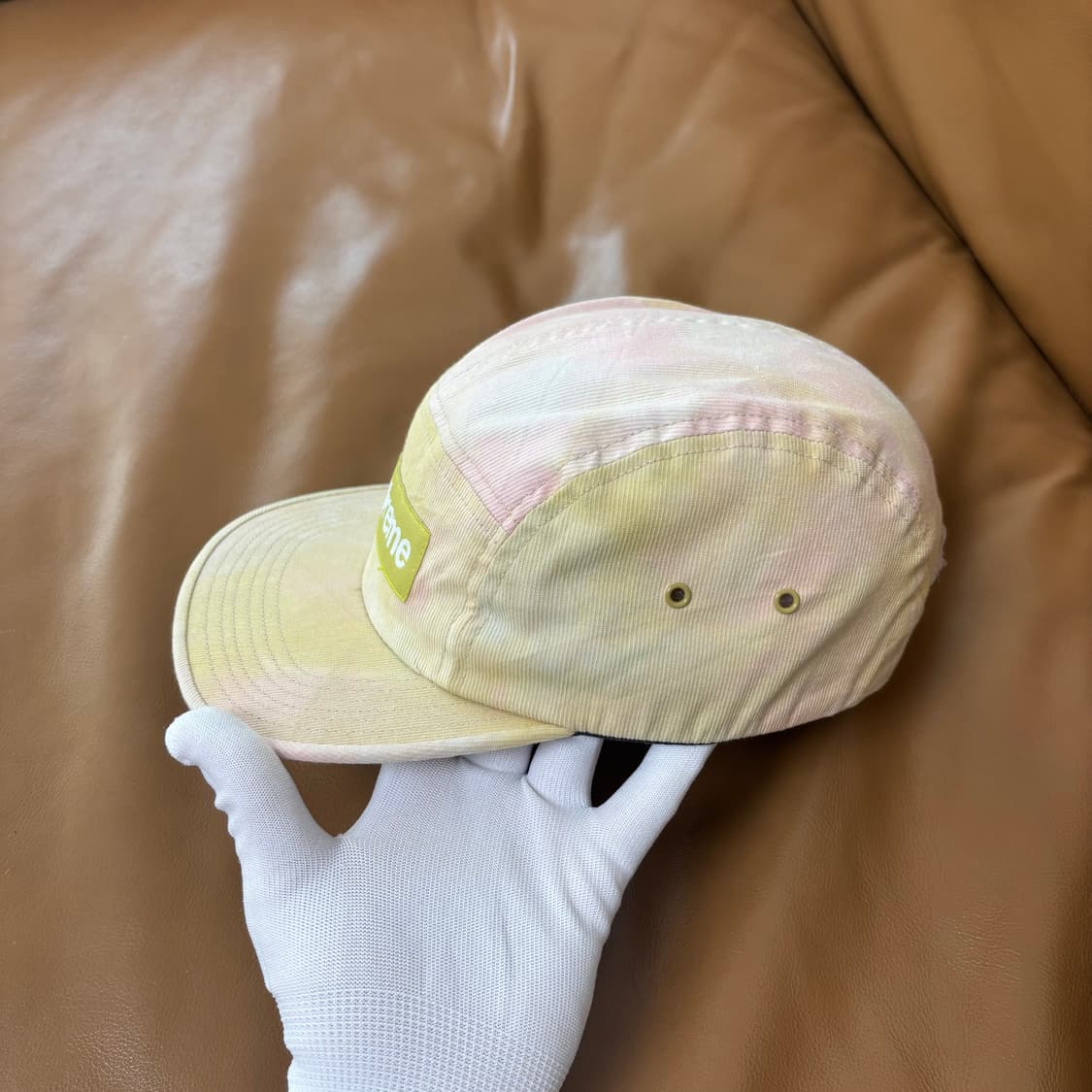 슈프림 캠프캡 모자 박스로고 마블 다이드 상품이미지4