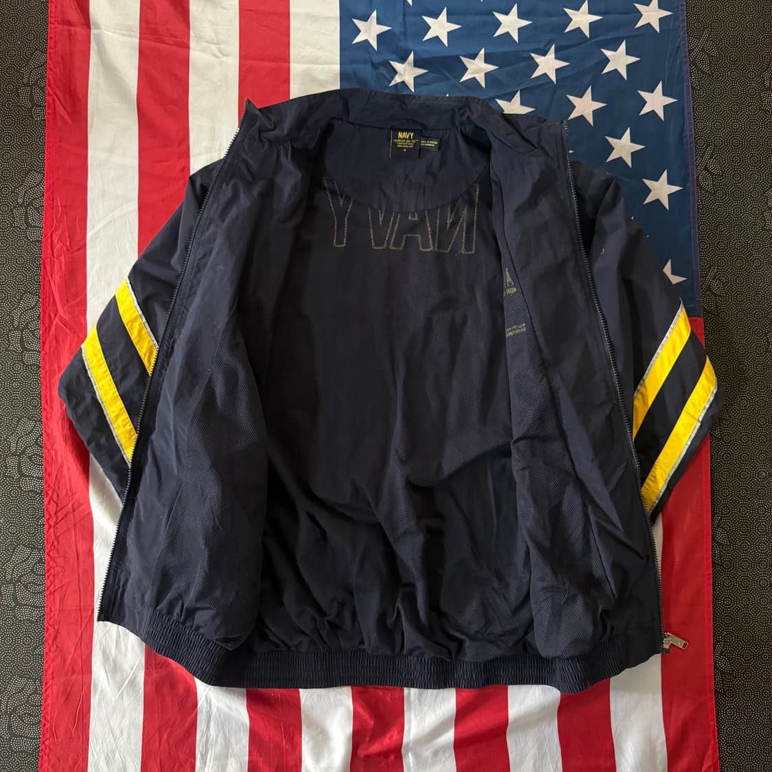 [M] 밀리터리 미 해군 NAVY 바람막이 러닝 자켓 -6 상품이미지3
