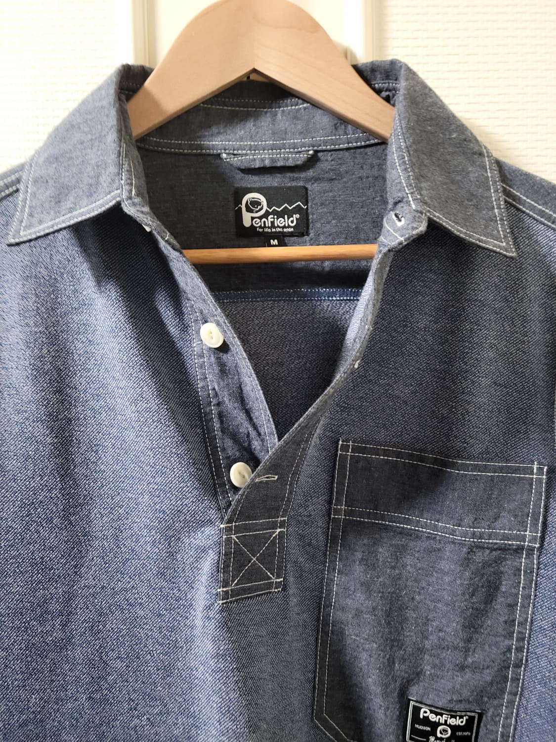 Penfield 펜필드 남성 데님 긴팔셔츠 M 사이즈 상품이미지2