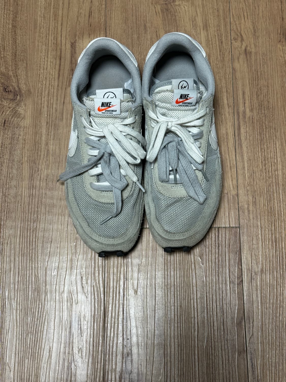 나이키 사카이 프라그먼트 LD와플 라이트 스모크 그레이 상품이미지2