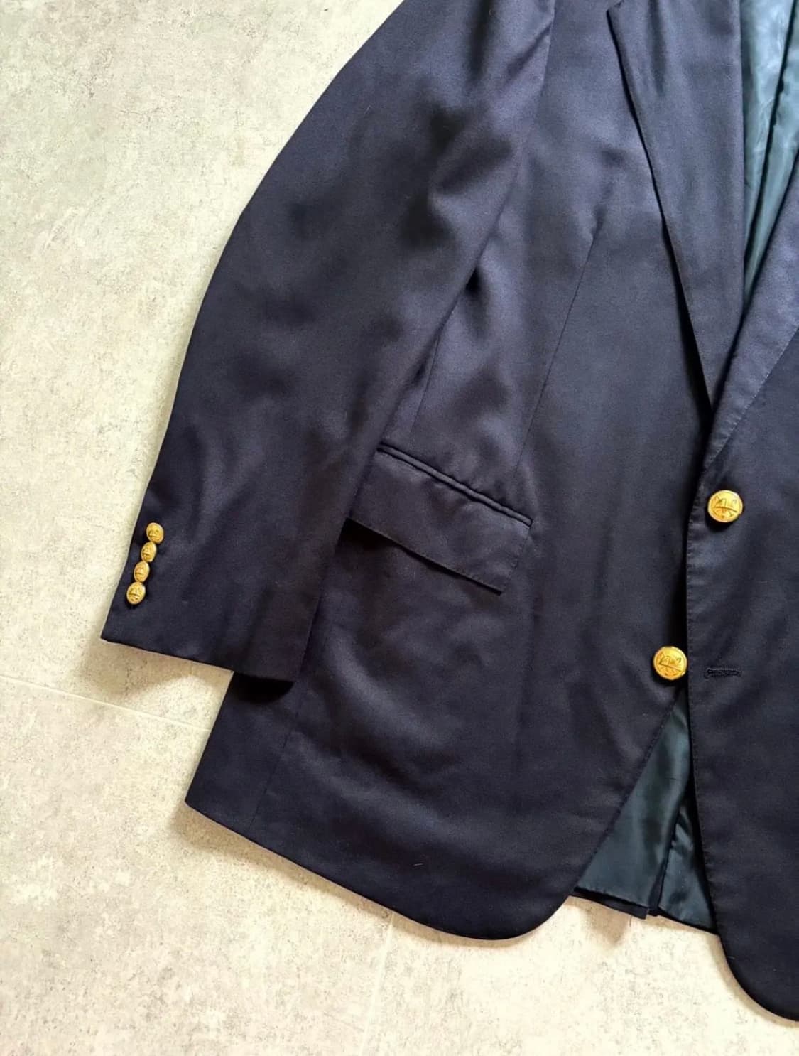 90‘s 폴로 랄프로렌 금장 블레이져 100-103 Made in USA 상품이미지4