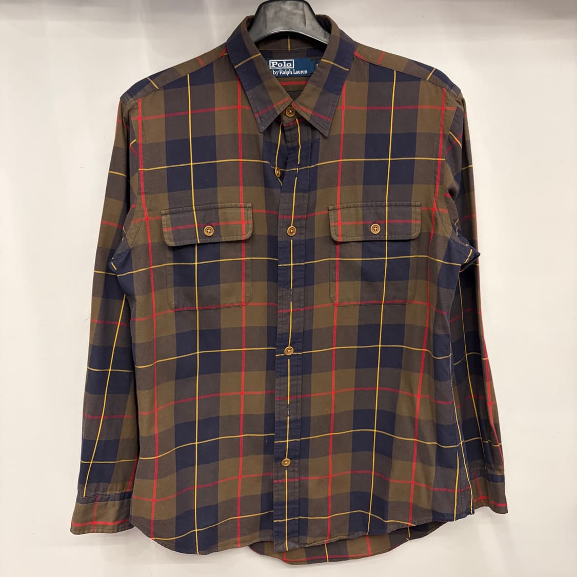 폴로 랄프로렌 빈티지 체크 헌팅 셔츠 L 상품이미지1
