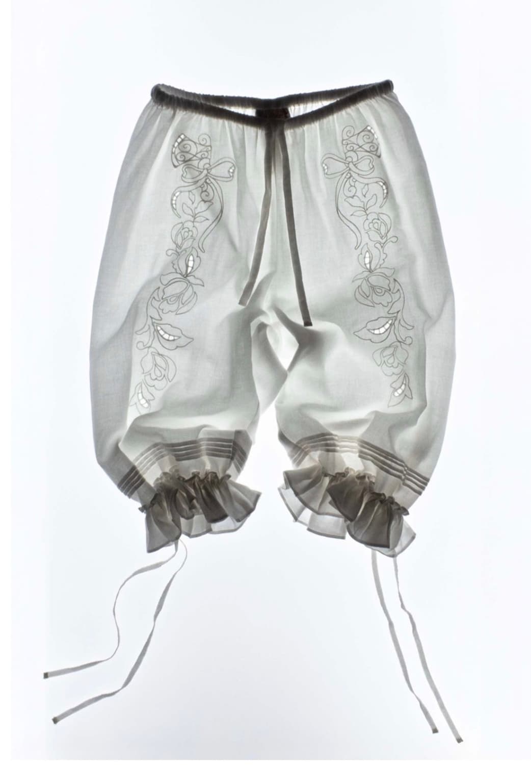 스컬프터 Cottage Cotton Capri Pants White  상품이미지3