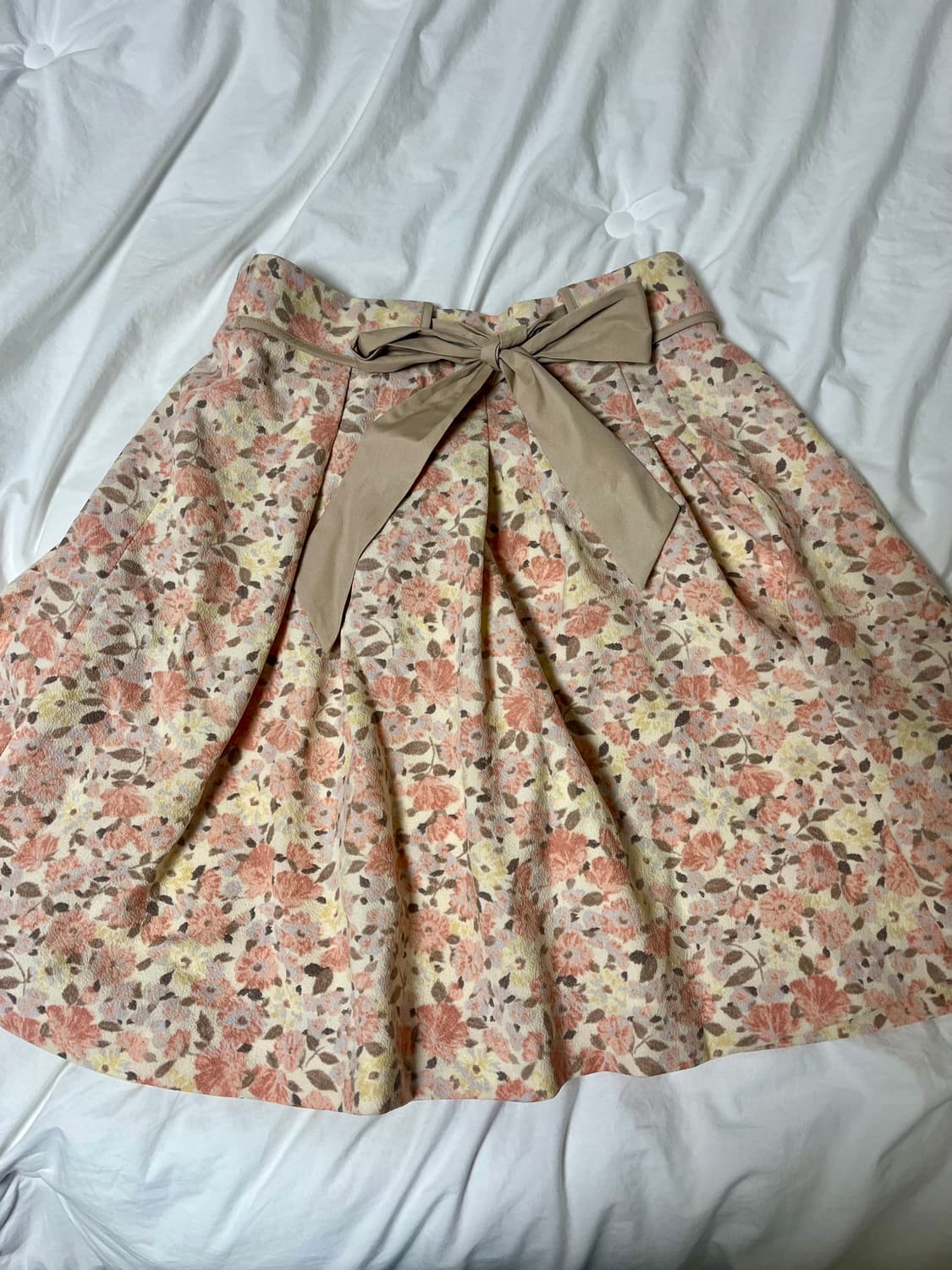 리즈리사깔 플라워 패턴 스커트 상품이미지1