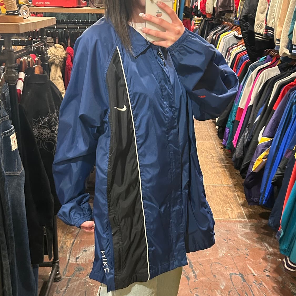 [HI] nike 바람막이 네이비 상품이미지3