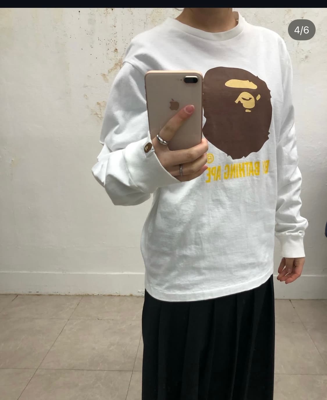 니고 시절)) 베이프 롱슬리브  상품이미지2