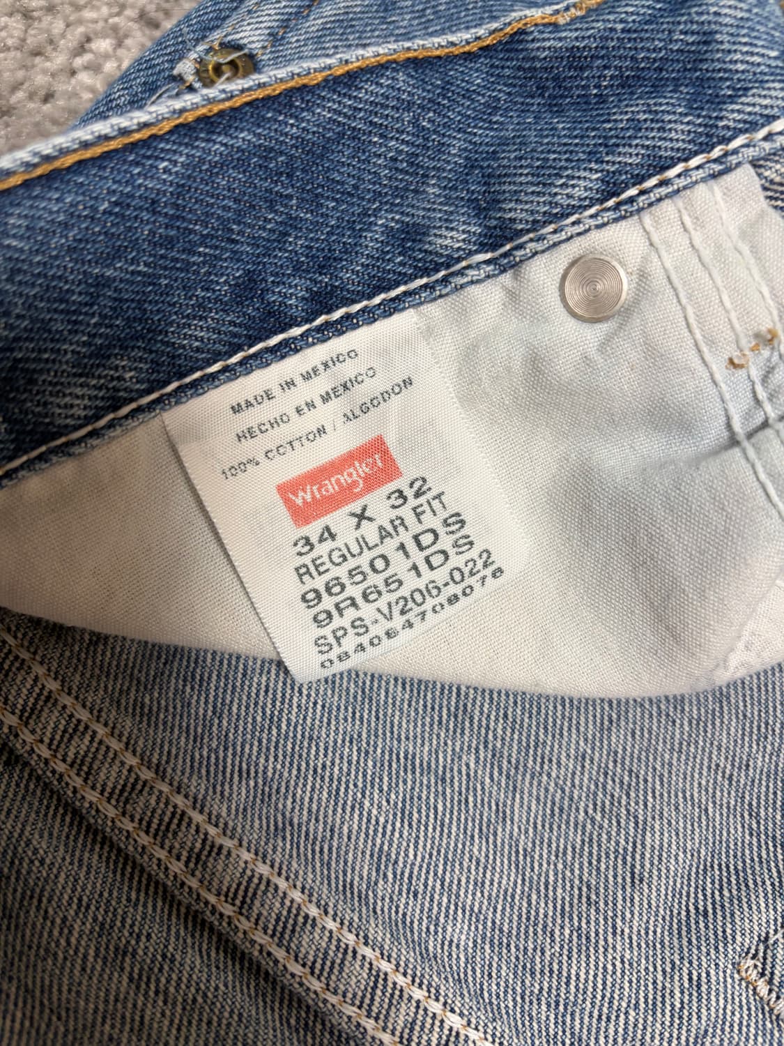 랭글러 34/32 데님 상품이미지6