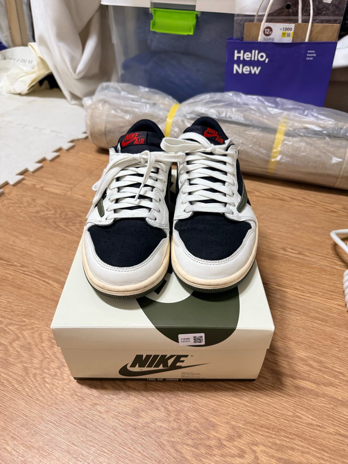 [260] (W) 조던 1 x 트래비스 스캇 레트로 로우 OG SP 미디 상품이미지1