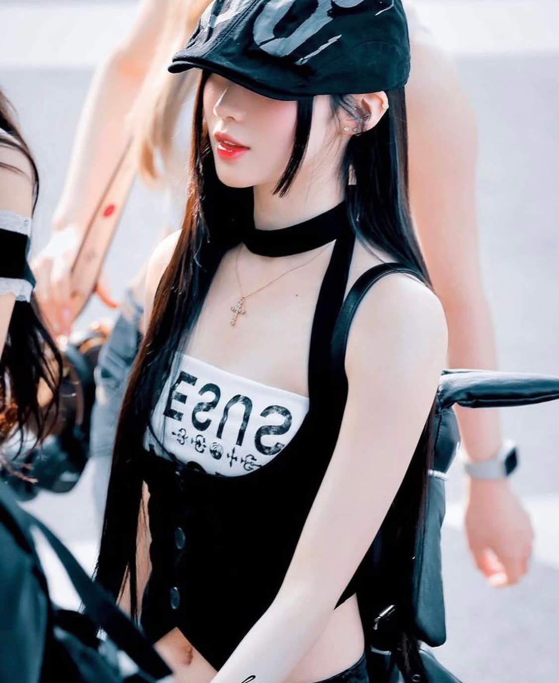 온스카 빈티지 헌팅캡 블랙 상품이미지3