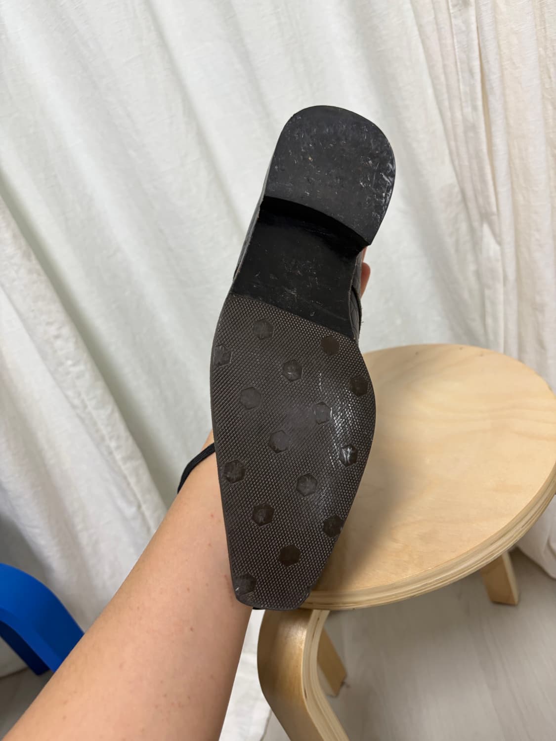 꼼데가르송 크로커다일 엠보 더비슈즈 상품이미지4