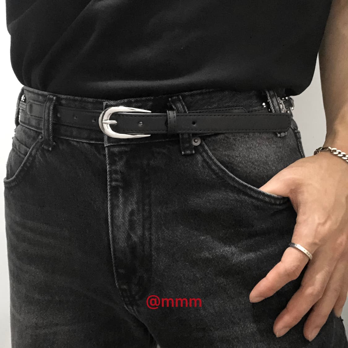 [Unisex] 웨스턴 카우보이 버클 벨트 상품이미지3