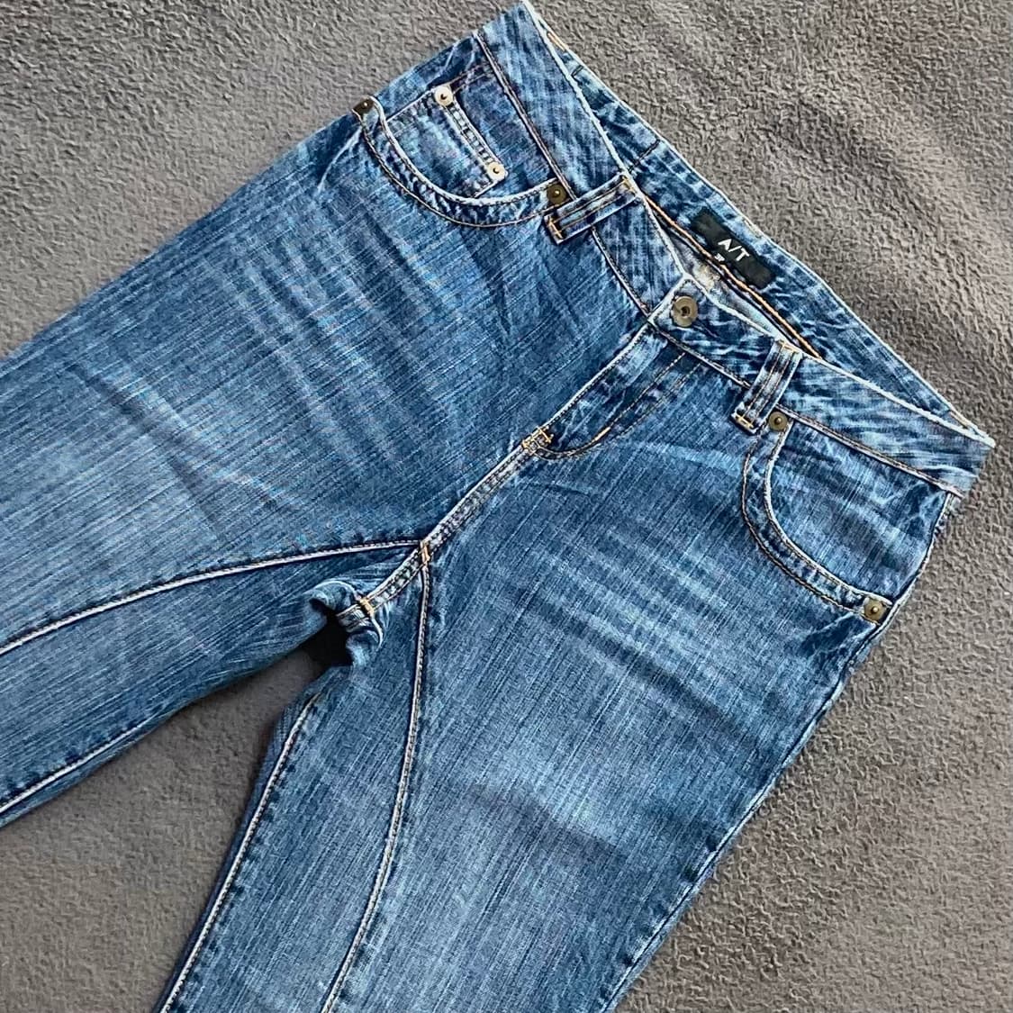 아츠오 타야마 데님팬츠 W38 ATSURO TAYAMA 상품이미지3