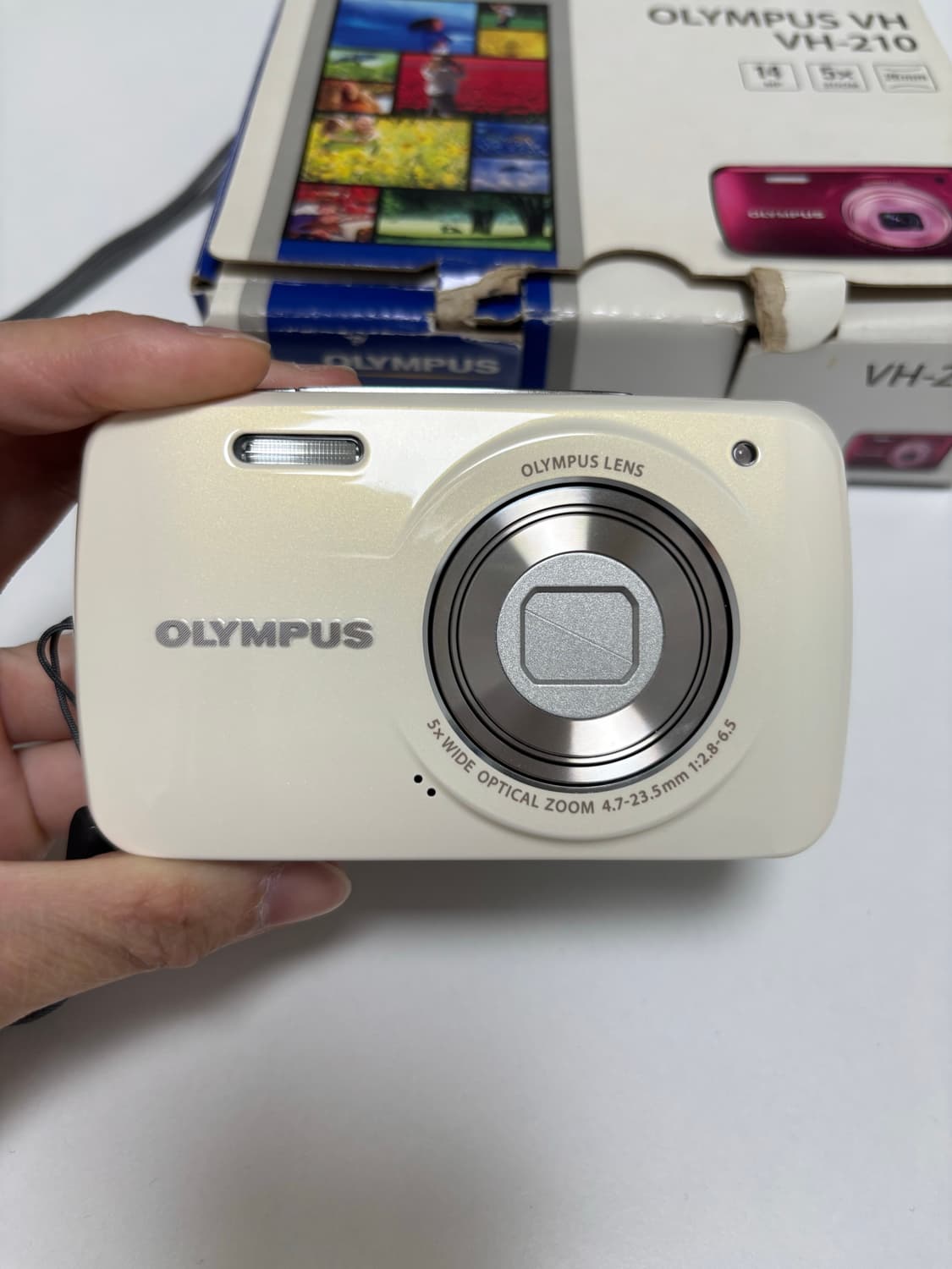 작례o, 소프트포커스) 올림푸스 VH-210 화이트 상품이미지1