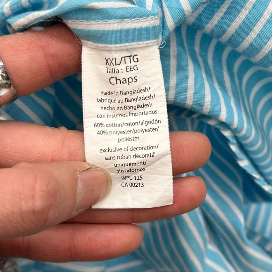 챕스 랄프로렌 스트라이프셔츠 r2176 상품이미지7