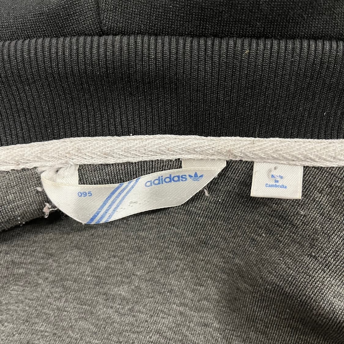 아디다스 블랙 파이어버드 후플 플락 후드집업 져지 95 상품이미지5