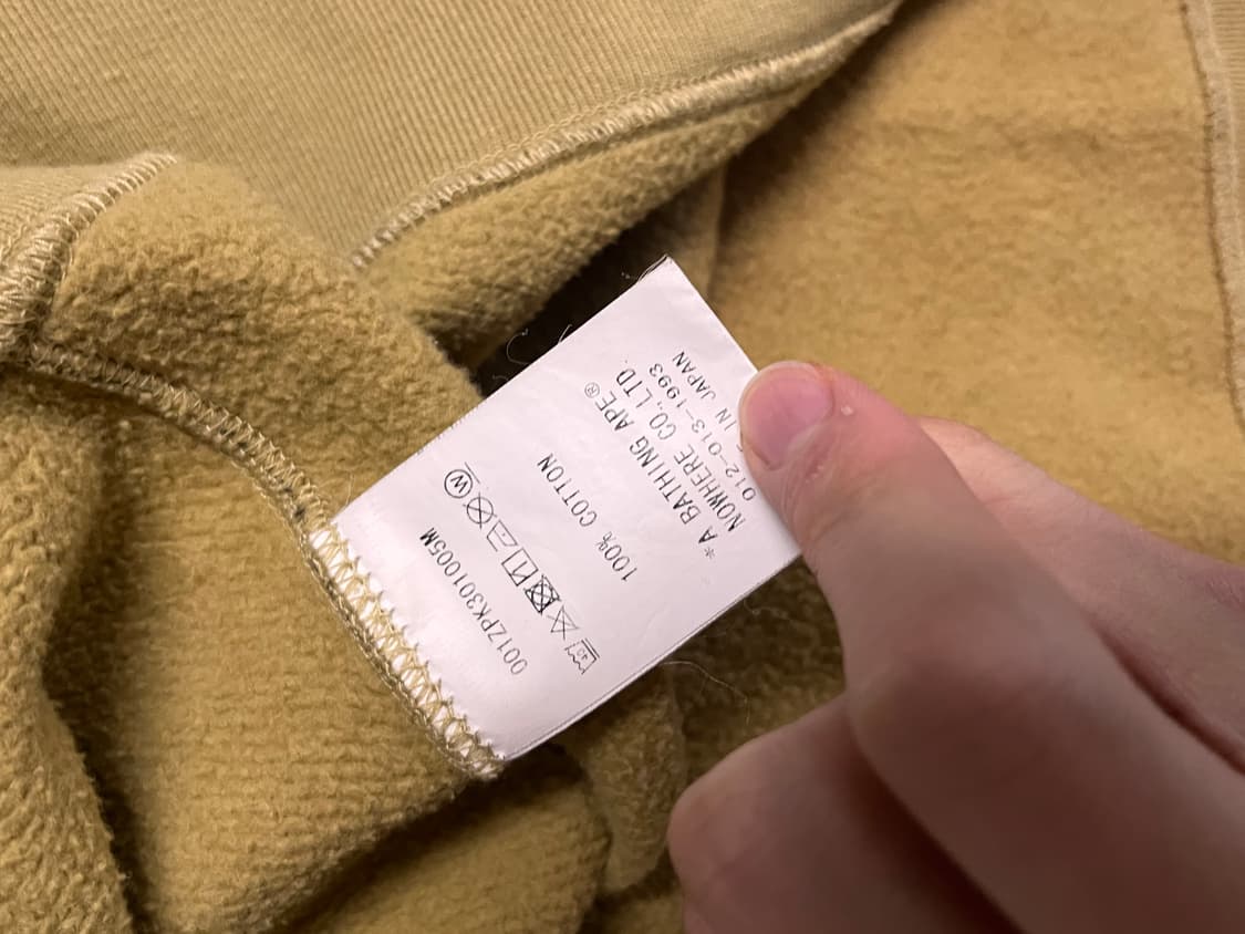 새상품급) 베이프 ABC 카모 녹계 샤크 후드집업 상품이미지5