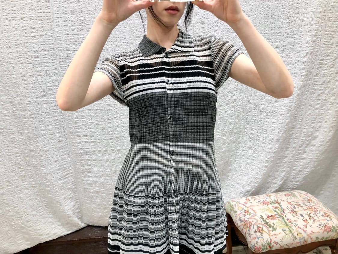 stripe pleats mini ops 상품이미지1