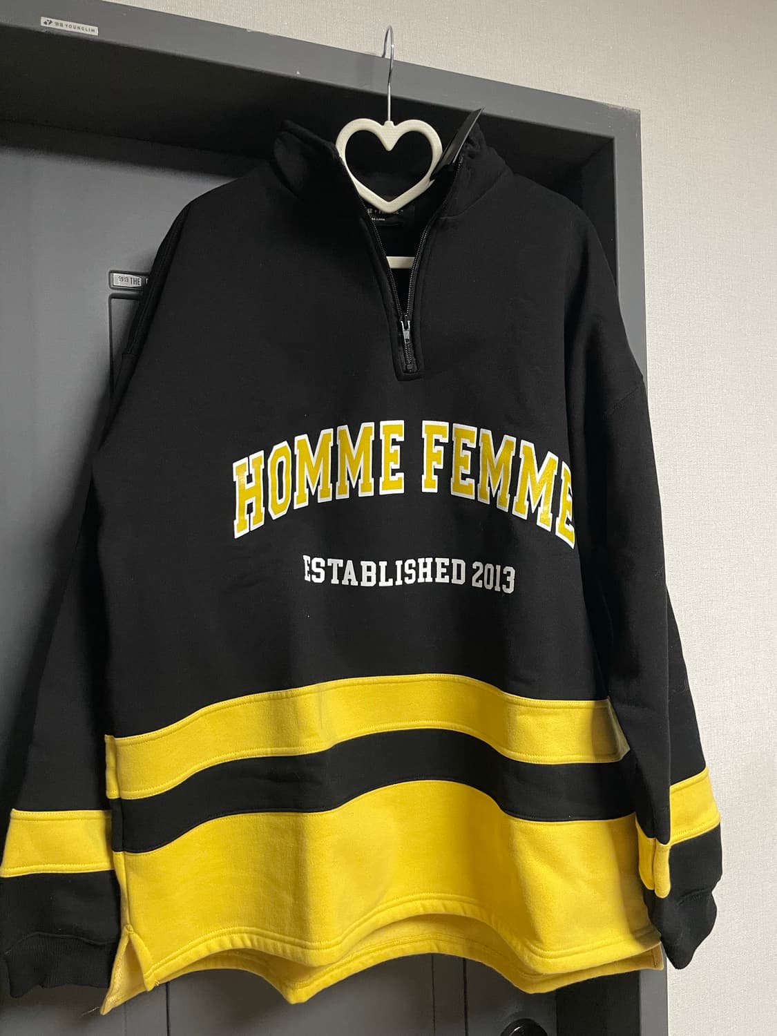 Homme femme 하프집업자켓 (기모xl 105 ) 상품이미지2