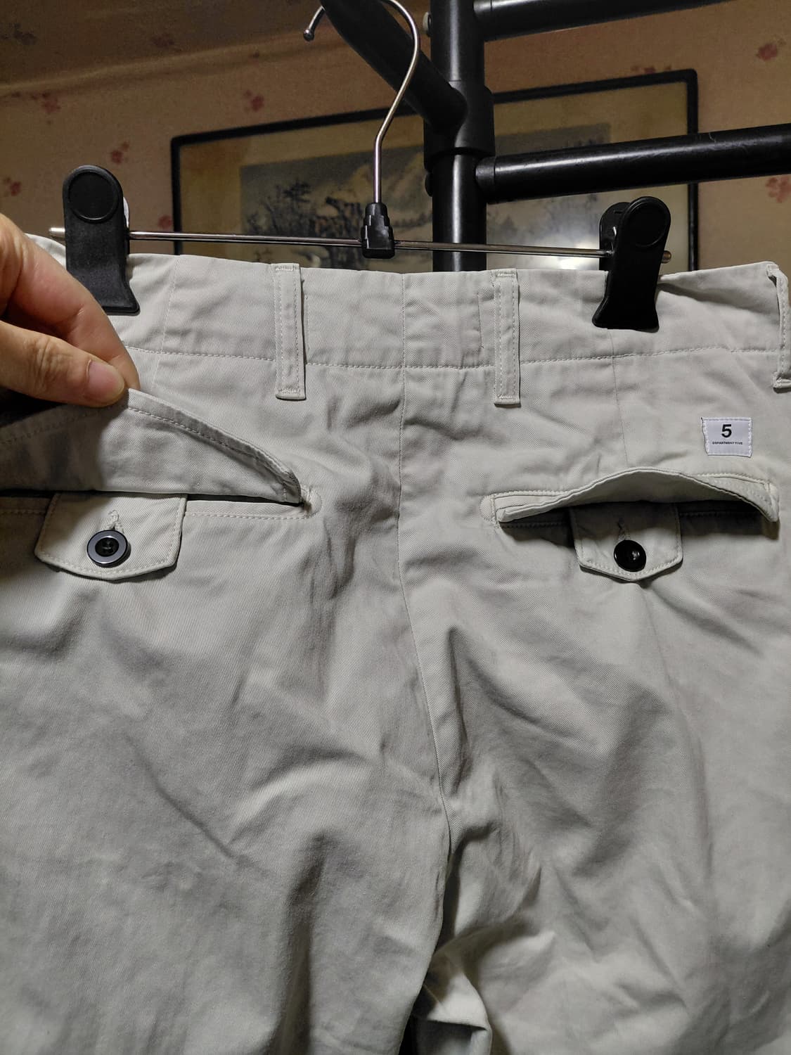 [디파트먼트5]코튼 치노 면바지 32사이즈 연베이지컬러  상품이미지8