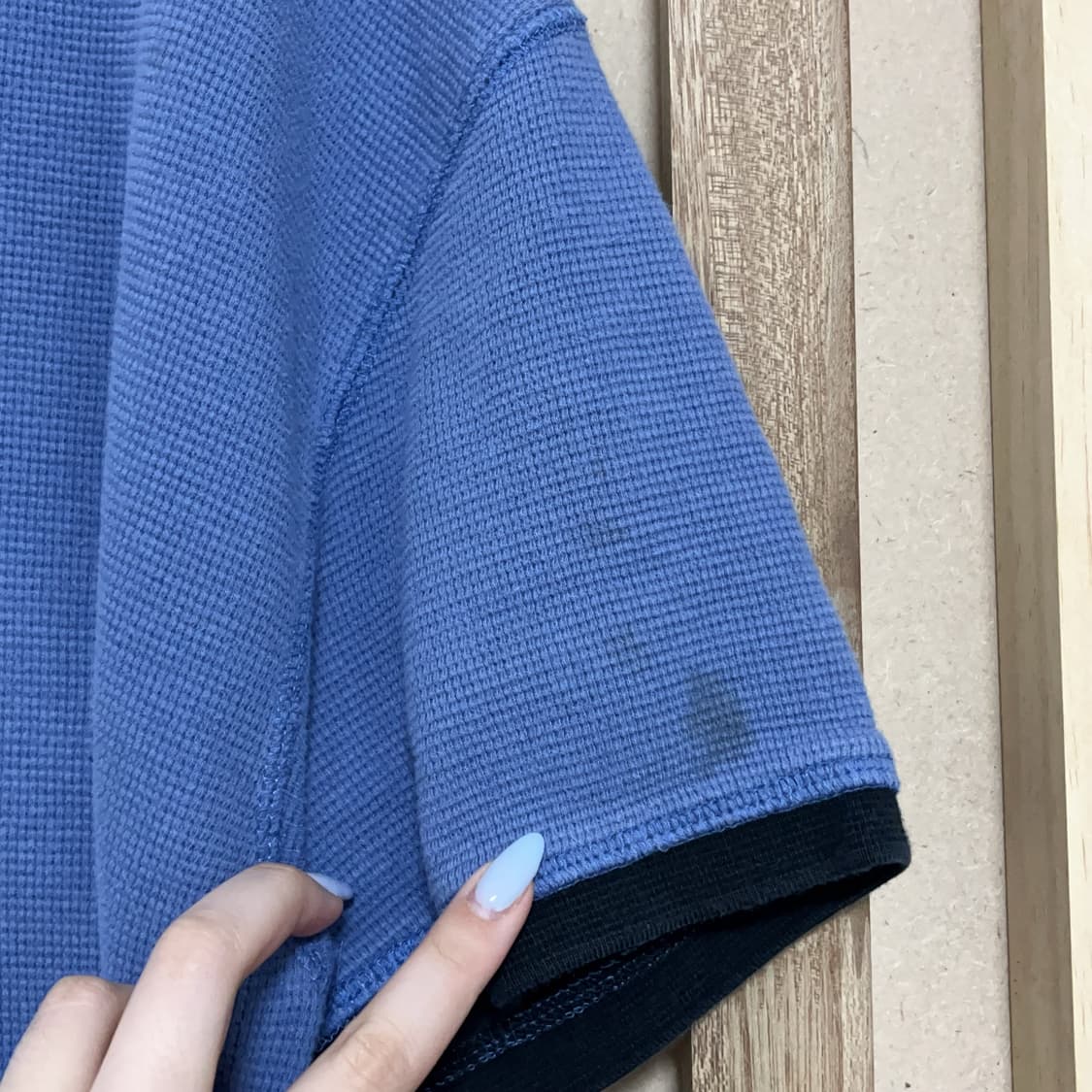 [정품] 폴로 다운블루 / 블랙포니 브이넥 반팔와플티 [ XL ] 상품이미지8
